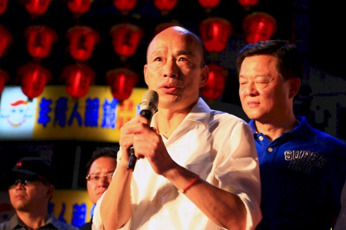 台中造勢被追問韓朱配 韓國瑜未正面回答