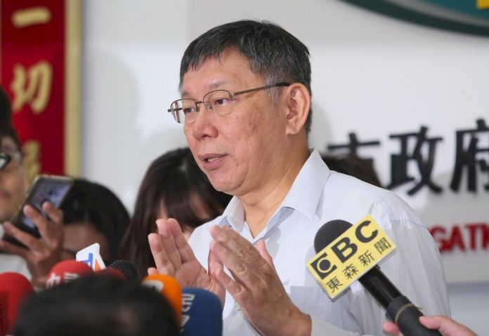 國安會指中國「拉白打綠」 柯文哲:以為是媒體社論