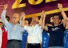 馬英九站台致詞遭打斷 韓選辦:昨晚已致電感謝