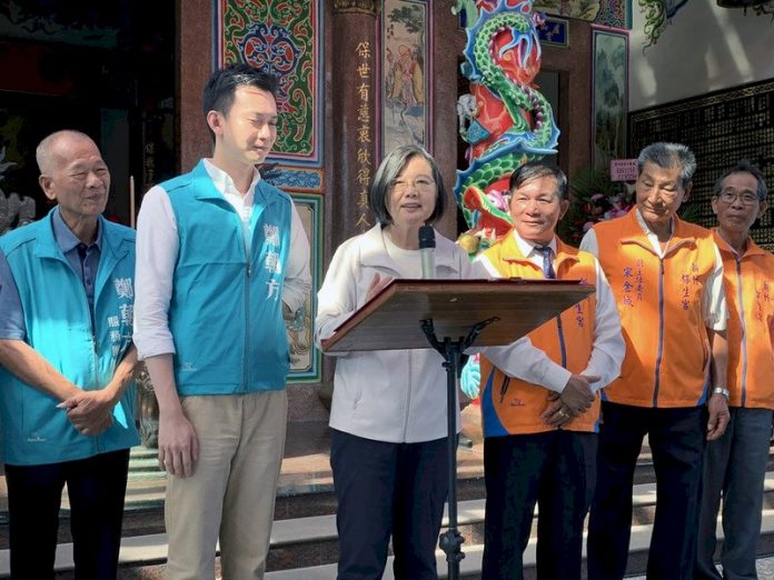 籲支持者阻假訊息 蔡總統:票未投出前 沒有穩的局
