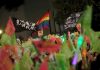 Kundgebung am Abend auf dem Ketagalan-Boulevard in Taipei (Foto: CNA)