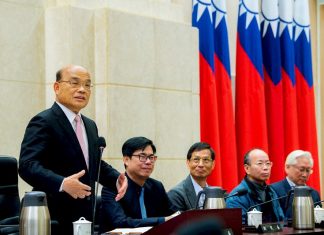 Premierminister Su Tseng-chang (Foto: CNA)