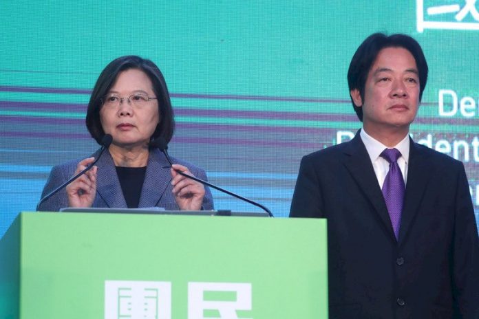 外媒報導台灣大選 總統蔡英文確定當選連任