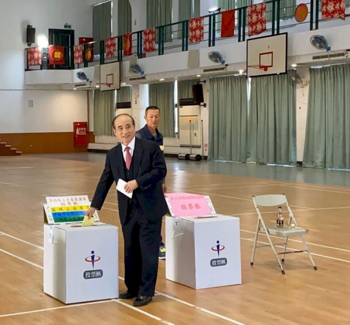 無法投給自己 王金平:沒有遺憾
