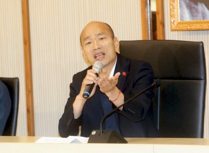 韓國瑜今銷假上班 向高雄市民致歉