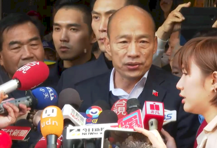 韓國瑜:反滲透法是「鴨霸」惡法 若當選一定重新檢討