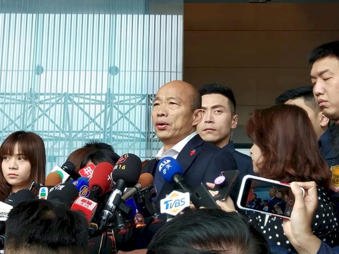 韓國瑜:掌握蔡總統黑資料 但不願把選舉搞low