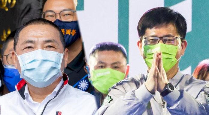 2022選戰/新莊拚場 侯友宜林佳龍大拋政見