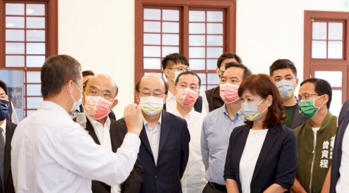 2022選戰/蘇揆訪新竹州圖 沈慧虹:政績非天上掉下