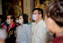 合體到鶯歌參香 蔡總統:新北市長選林佳龍最妥當