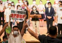 宣講遇統促黨鬧場 蔡總統:表達不同意見也是民主的一部份