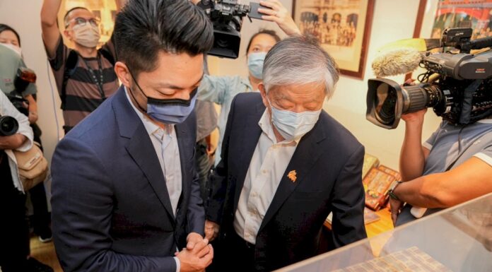 蔣萬安向義美請益 強調為人民做事不分藍綠