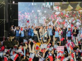 2022統一地方選/蔣萬安氏が勝利宣言 最年少の台北市長が誕生