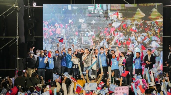 2022統一地方選/蔣萬安氏が勝利宣言 最年少の台北市長が誕生