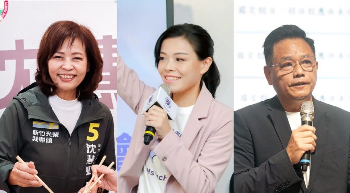 2022選戰/合體議員掛搶救布條 沈指選情告急 高:非一帆風順