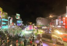 2022選戰/嘉市選前之夜 各陣營中央圓環拚勝選氣勢