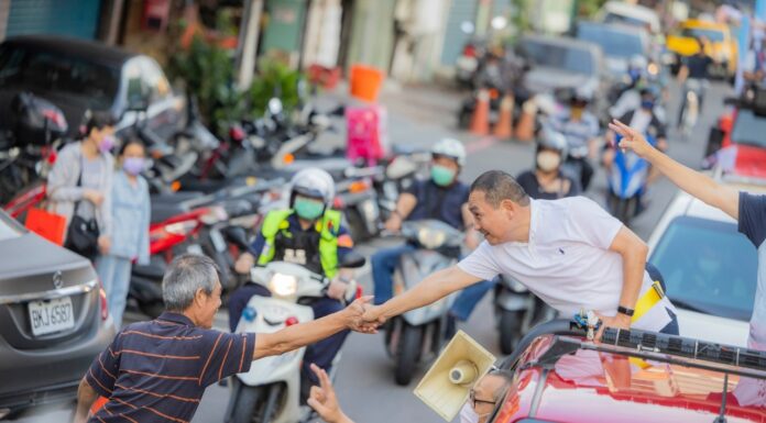 2022選戰/林口五股泰山掃街 侯友宜秀政績