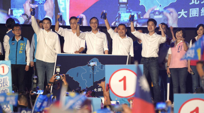 2022選戰/桃園萬人造勢 朱立倫:用選票下架雙標黨