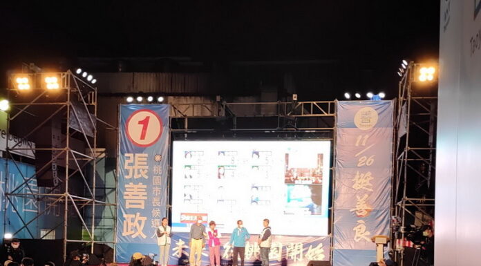 桃園市長選舉 張善政自行宣布當選