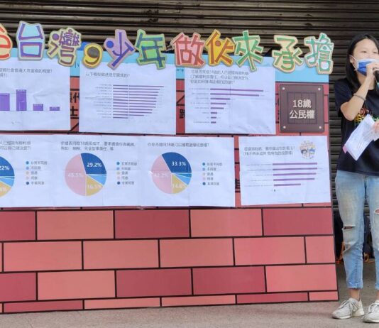盡早參與公民社會 親子共學團:75%民眾支持18歲公民權