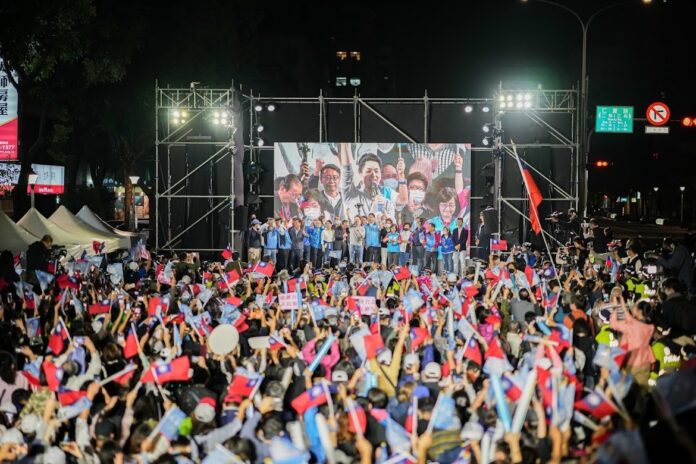 Chiang Wan-an hat die Bürgermeisterwahl in der Stadt Taipei gewonnen (Foto: Wahlkampfbüro von Chiang Wan-an) Chiang Wan-an hat die Bürgermeisterwahl in der Stadt Taipei gewonnen (Foto: Wahlkampfbüro von Chiang Wan-an)